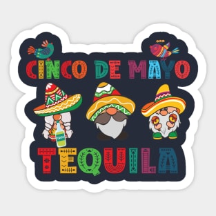cinco de mayo tequila Sticker